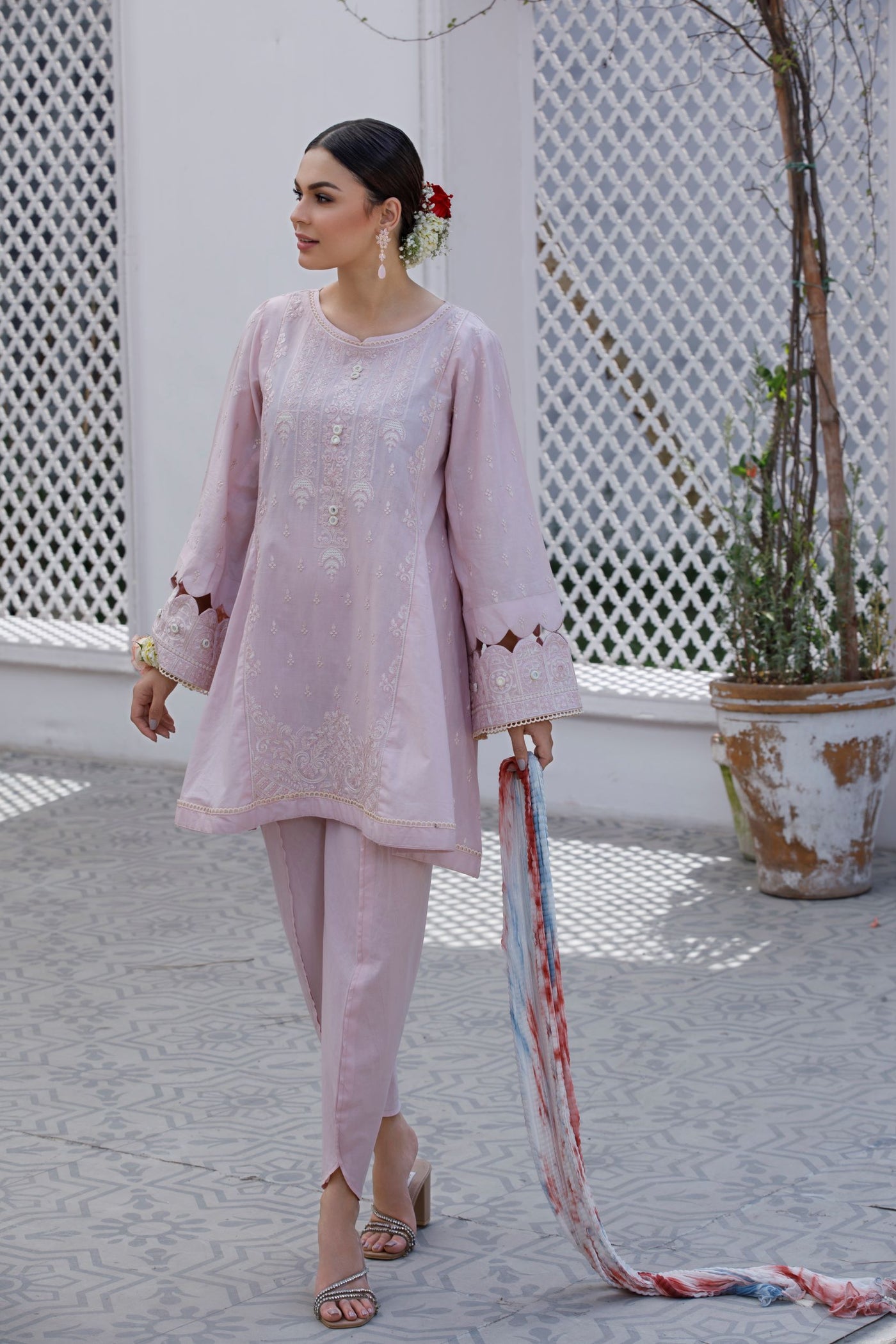 3 Piece - Embroidered Suit