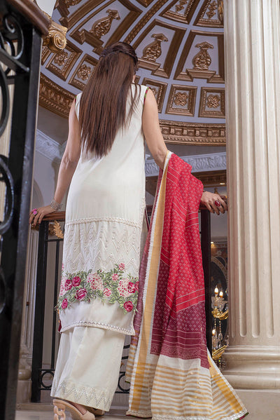 3 Piece - Embroidered Khaadi Net Suit